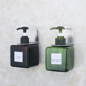 Bathroom hand sanitizer container