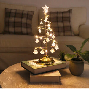 Diamond Crystal Table Lamp